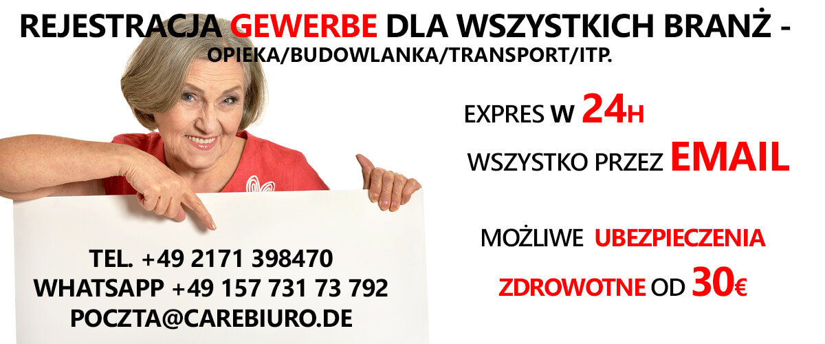 gewerbe budowlane w Niemczech