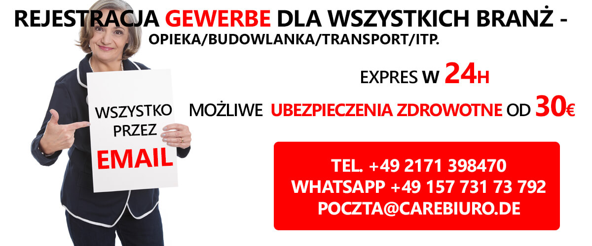 firma w Niemczech - koszty